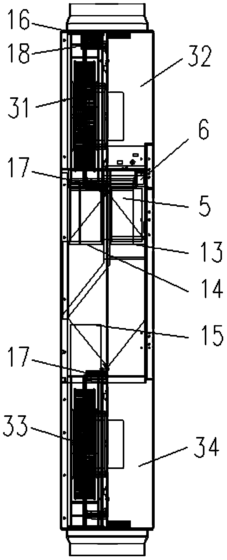 Bypass structure, ventilation equipment and ventilation method