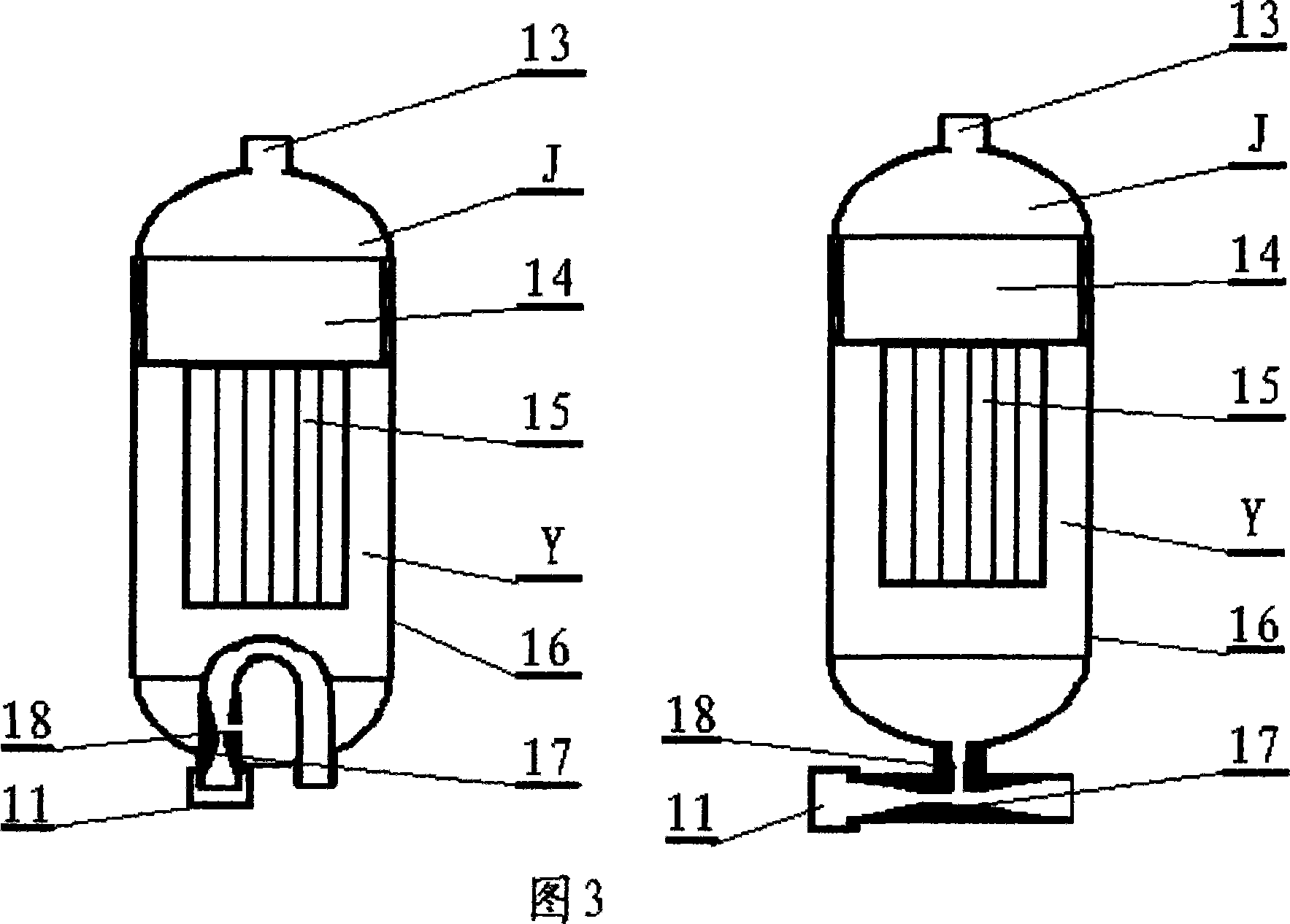 Method and device for preparing magnetization high-oxygen water from tap water