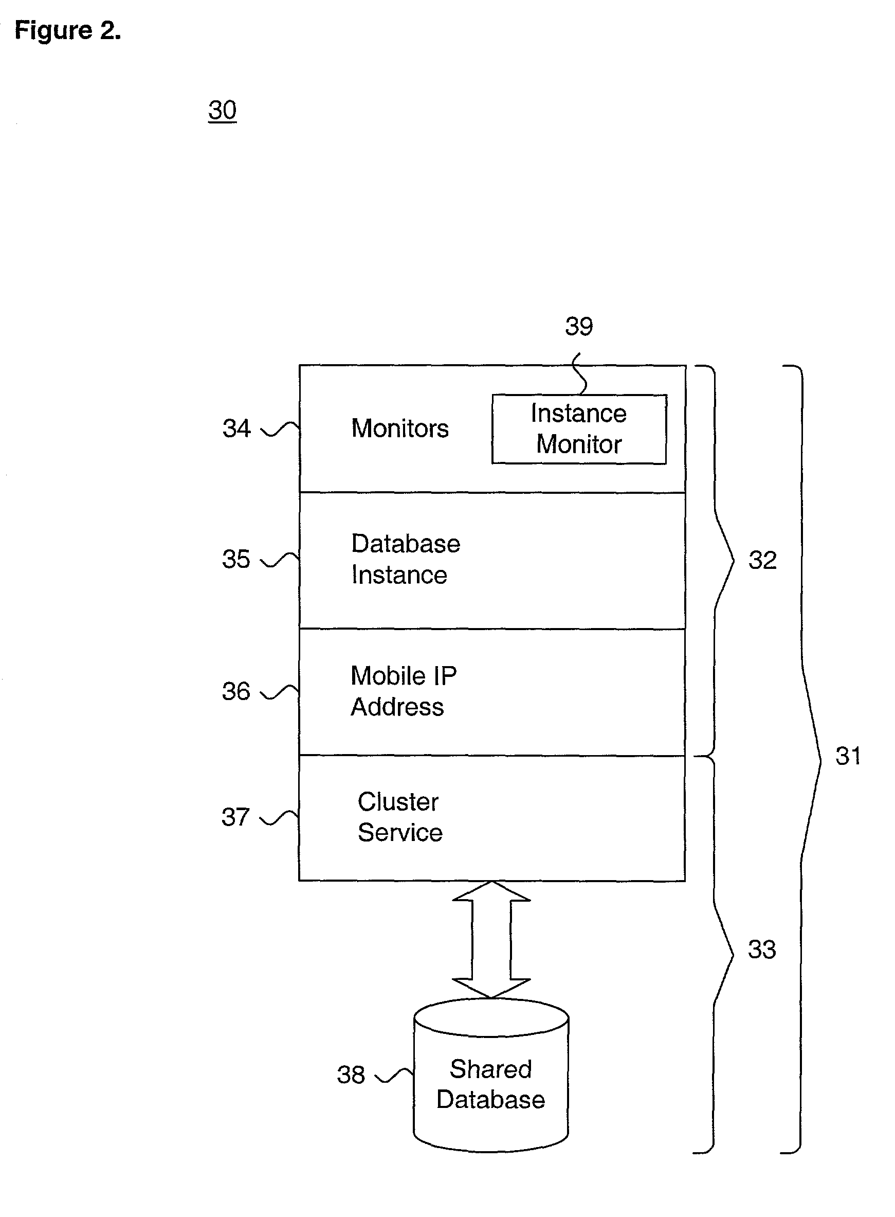 System and method for detecting termination of an application instance using locks