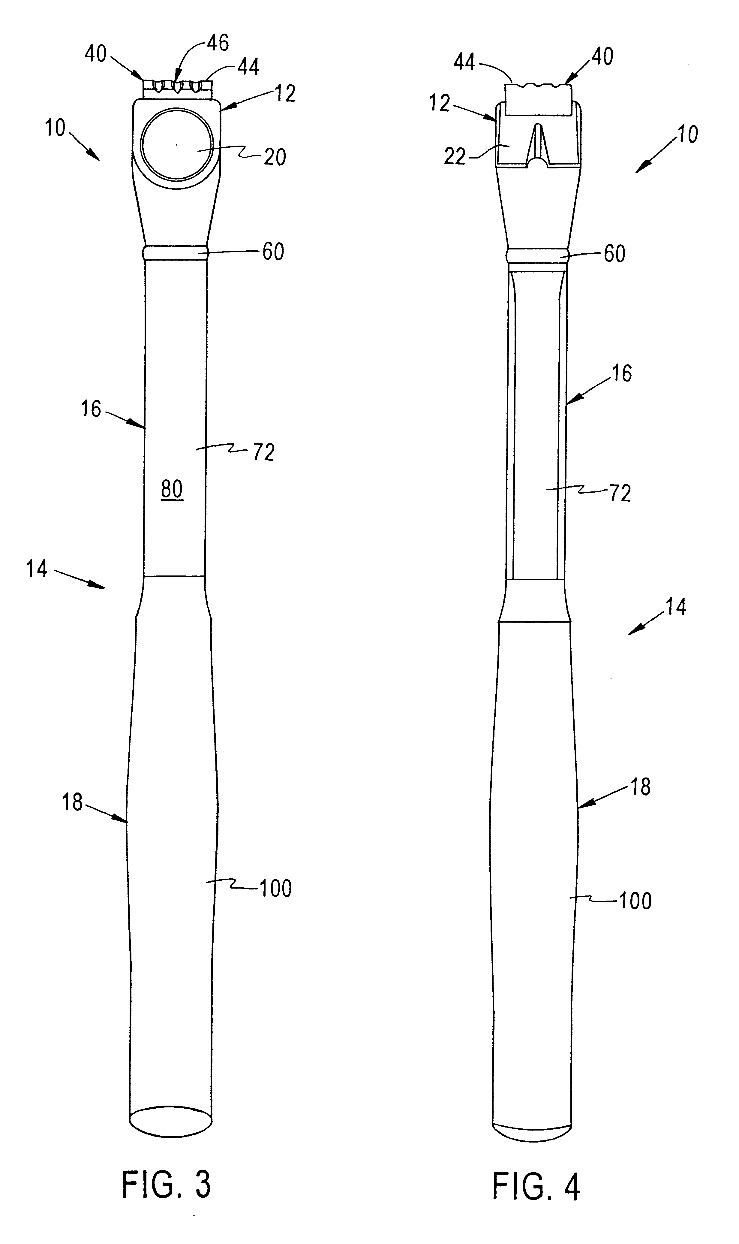 Shock absorption system for a striking tool