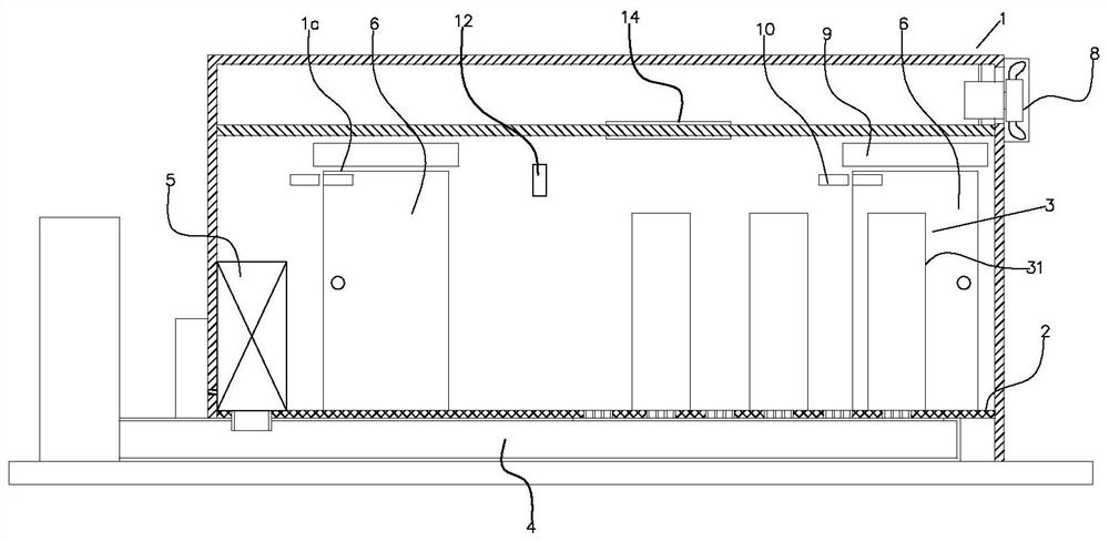 Machine room ventilation cooling system