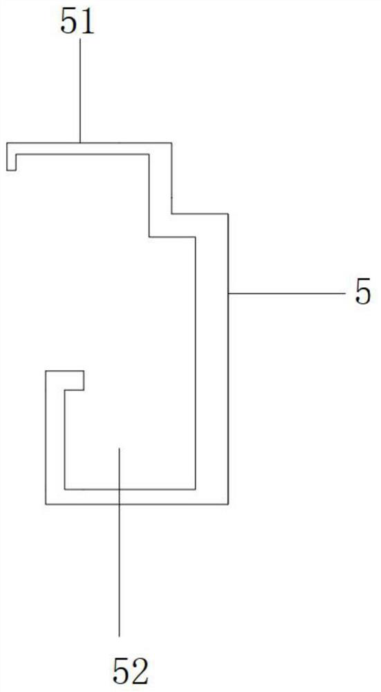 Dry hanging design structure of assembly type aluminum plate curtain wall and mounting method thereof