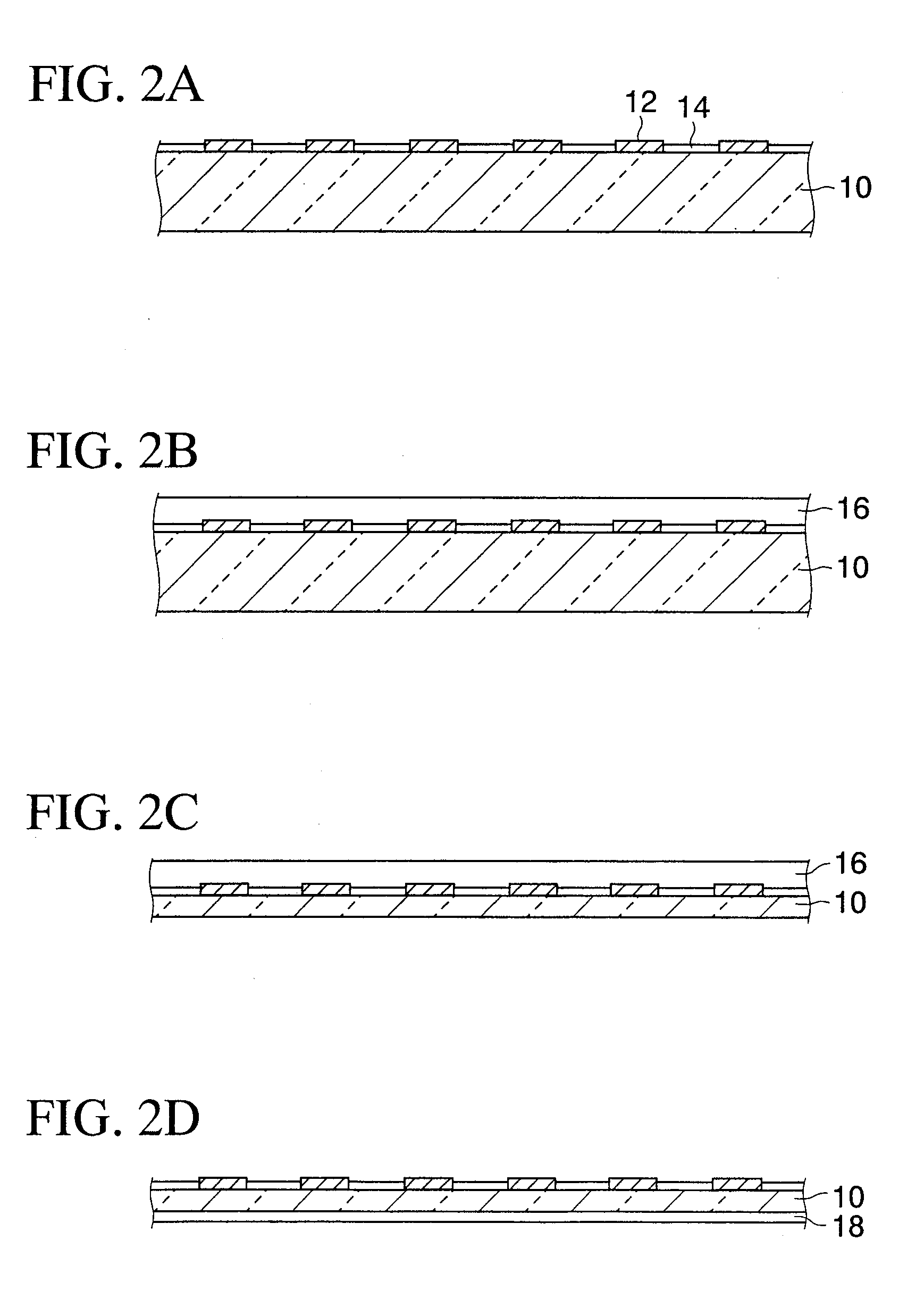 Electronic parts packaging structure and method of manufacturing the same