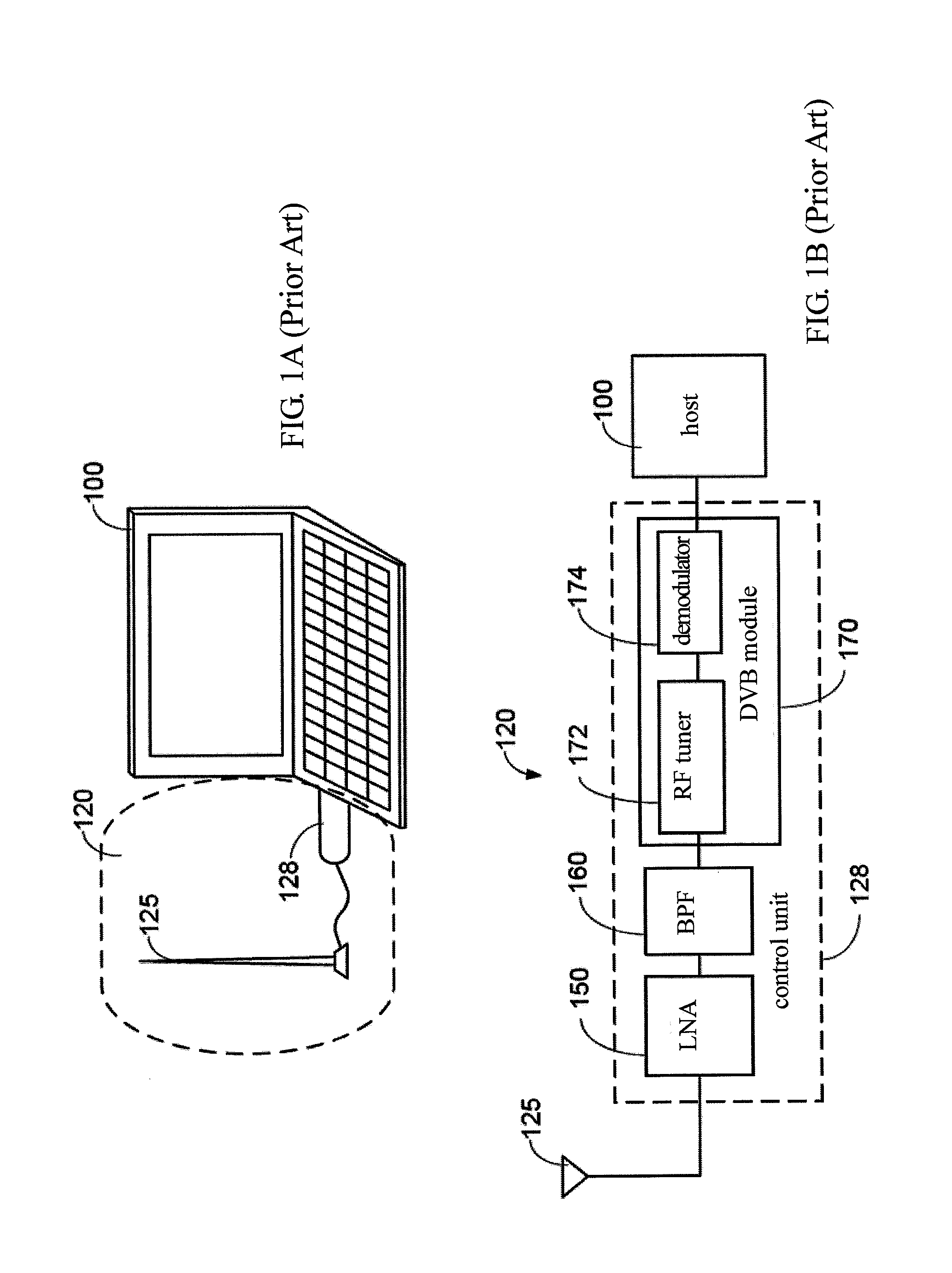 Differential antenna and associated control system applied to digital TV