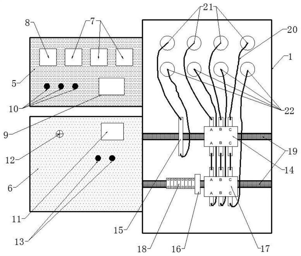 400V multifunctional bypass switch cabinet and using method thereof