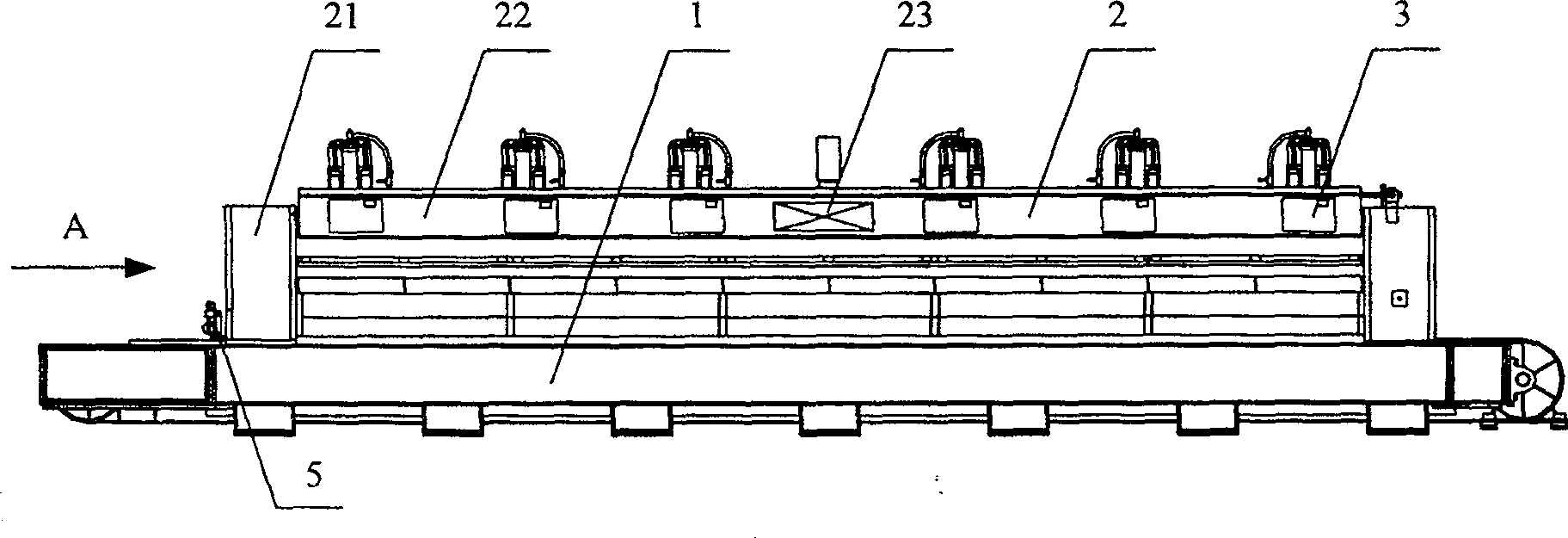 Method and apparatus for processing surface of ceramic polished brick