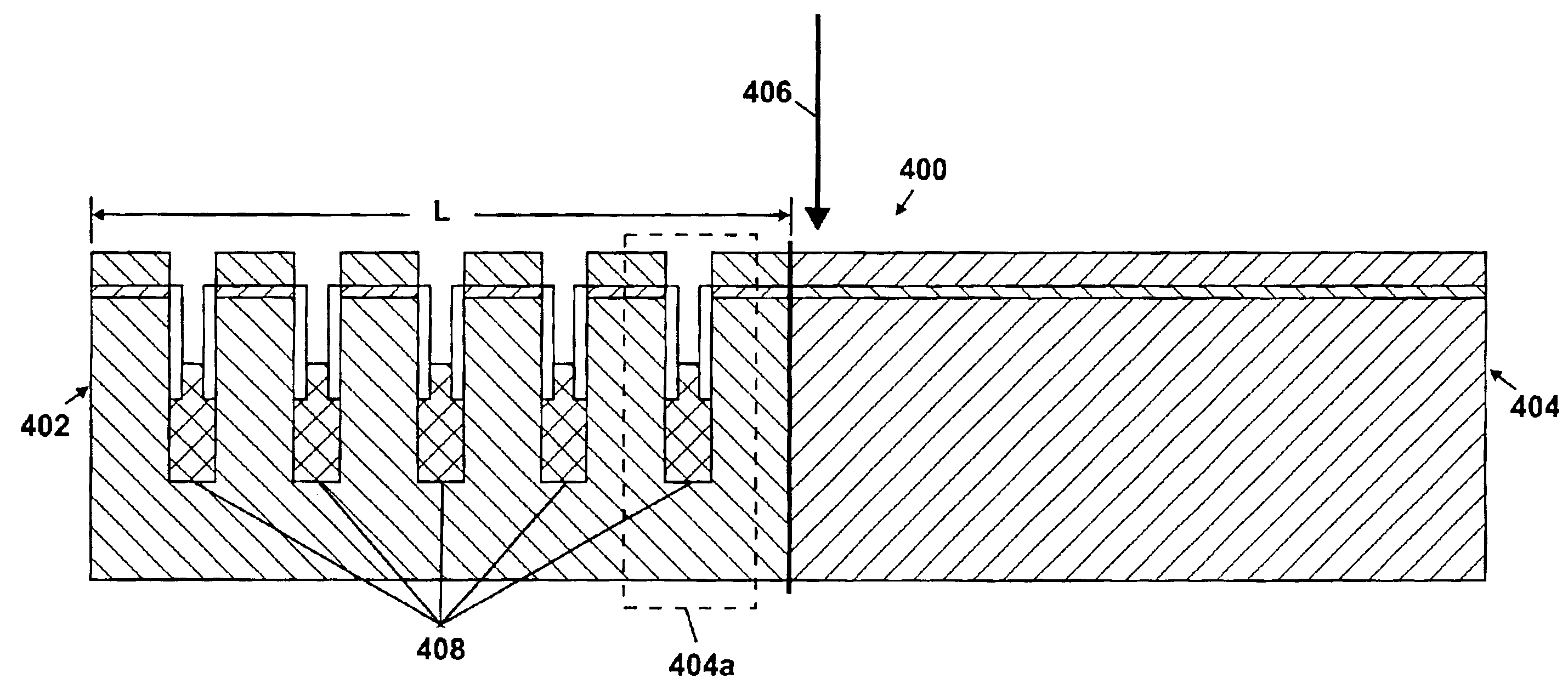 Process endpoint detection method using broadband reflectometry