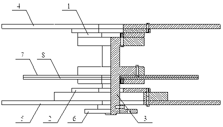 Back-to-back induction synchronizer