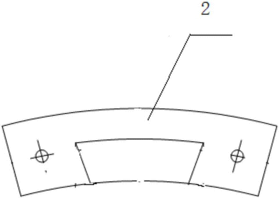 Burning stabilizing ring structure of vortex burner