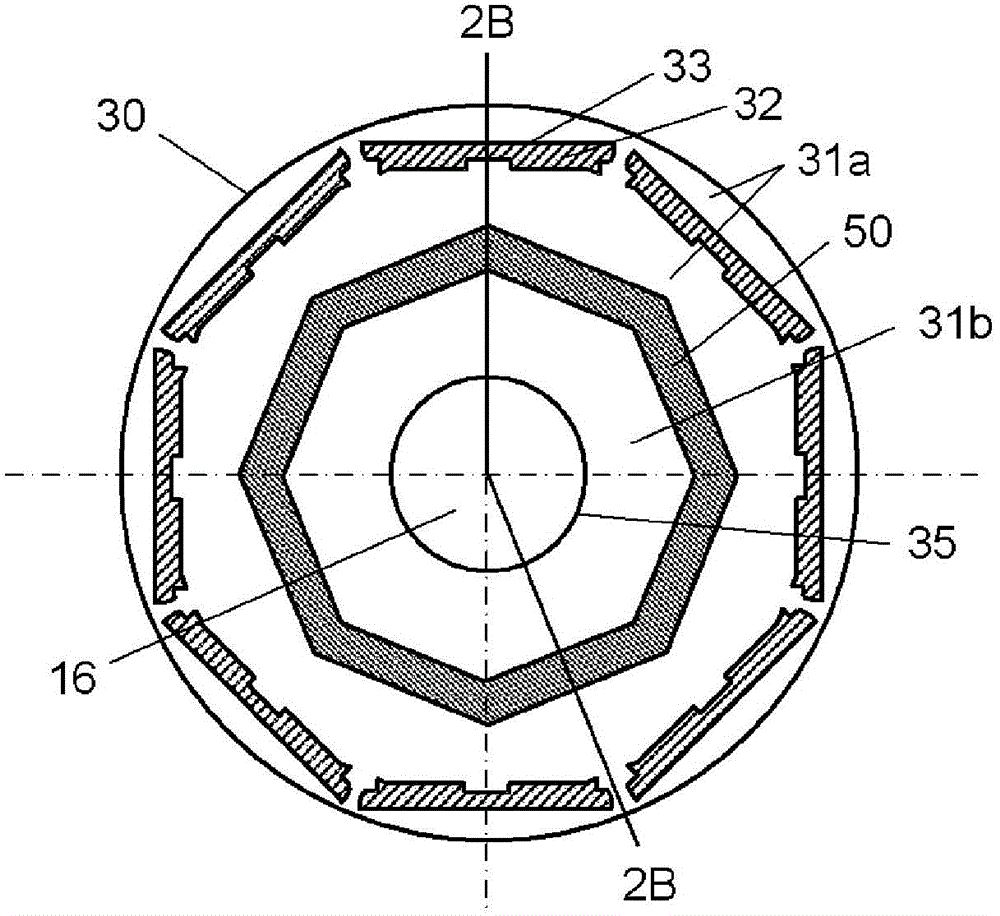 Motor and electrical appliance provided with same