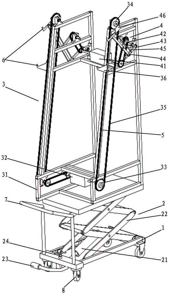 Tobacco containing device of tobacco clamp in curing barn