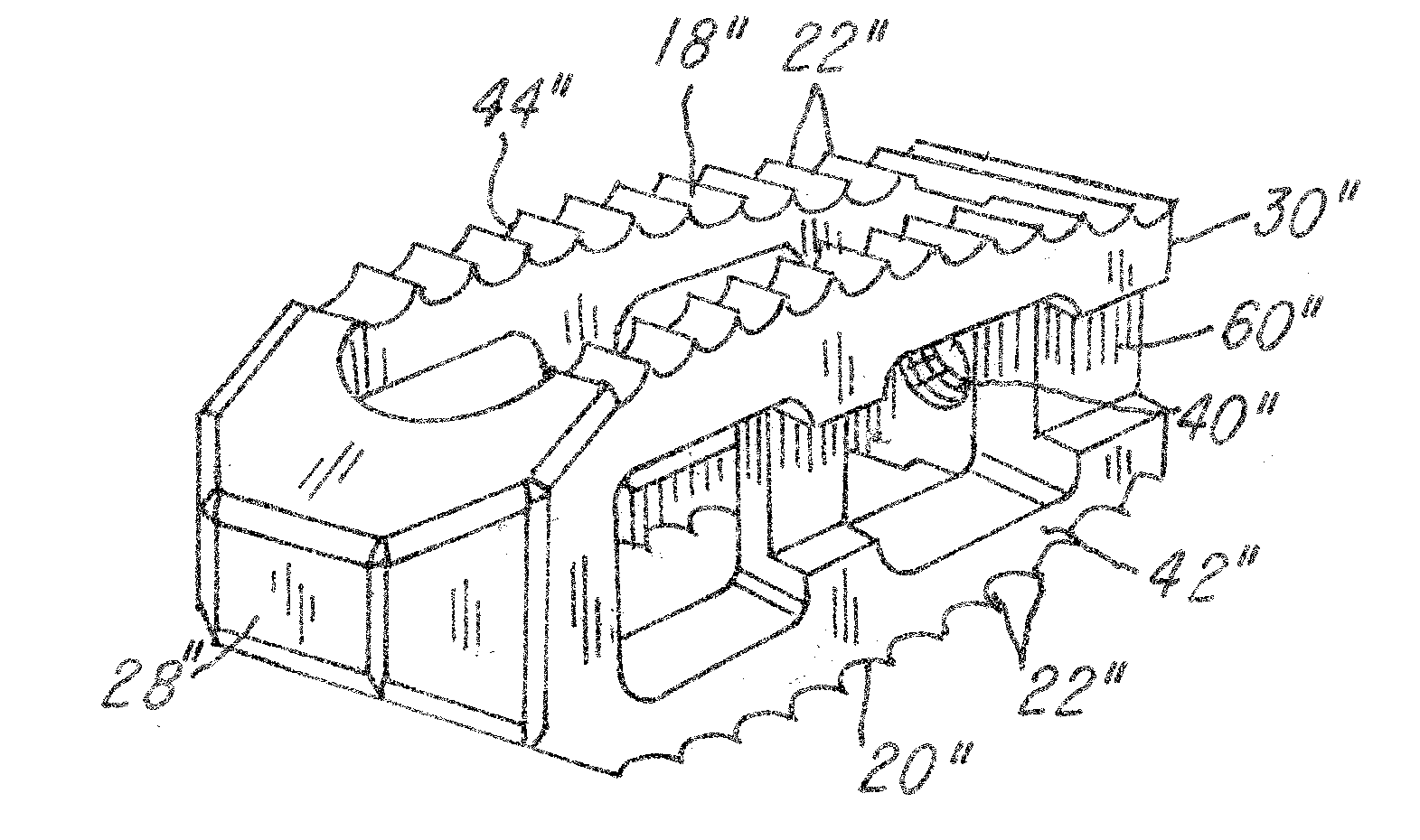 Prosthetic implant with biplanar angulation and compound angles