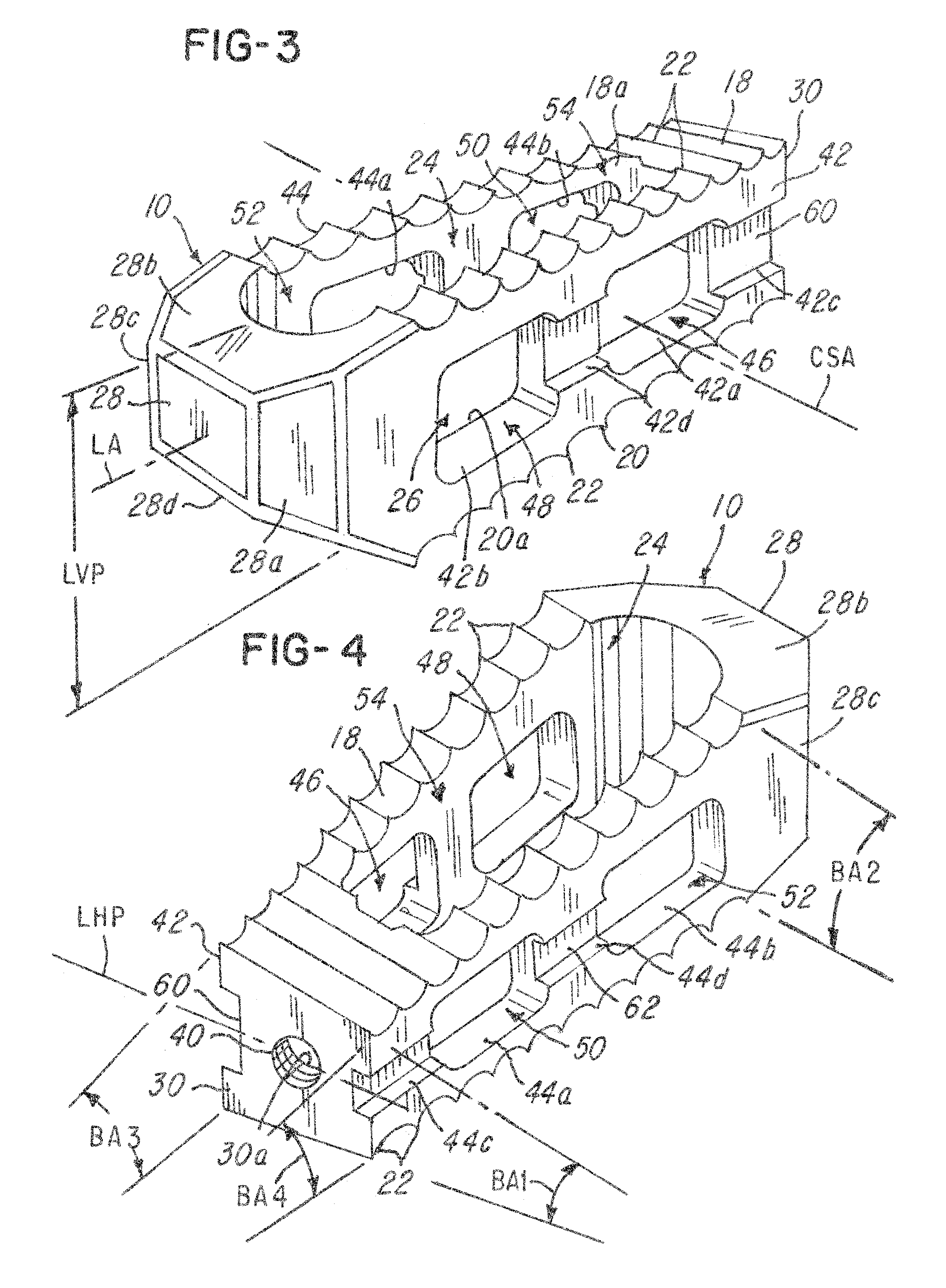 Prosthetic implant with biplanar angulation and compound angles