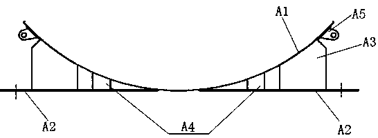 A horizontal storage tank movable quick installation support