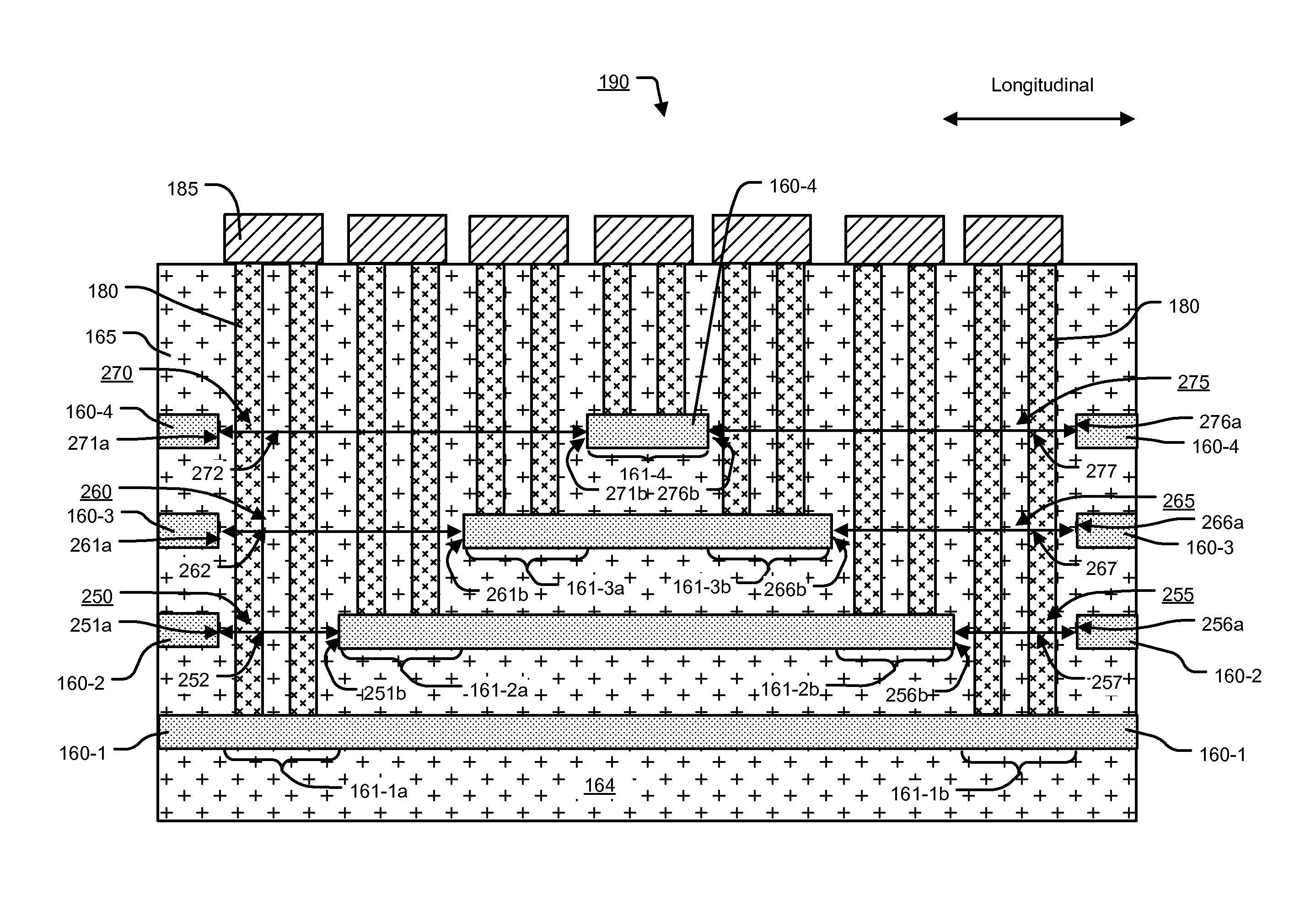 Reduced number of masks for IC device with stacked contact levels