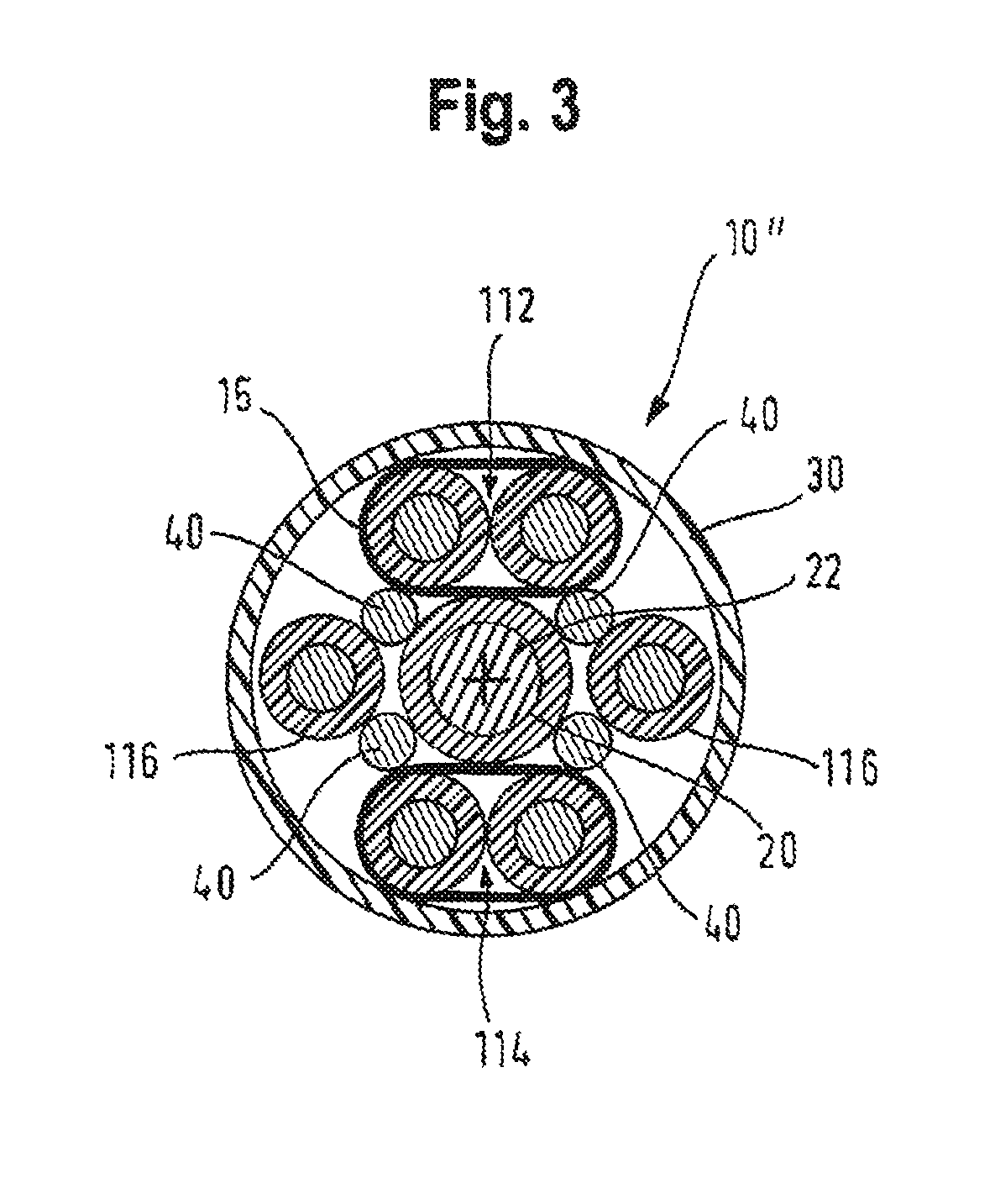 Cable with stranded wire pairs