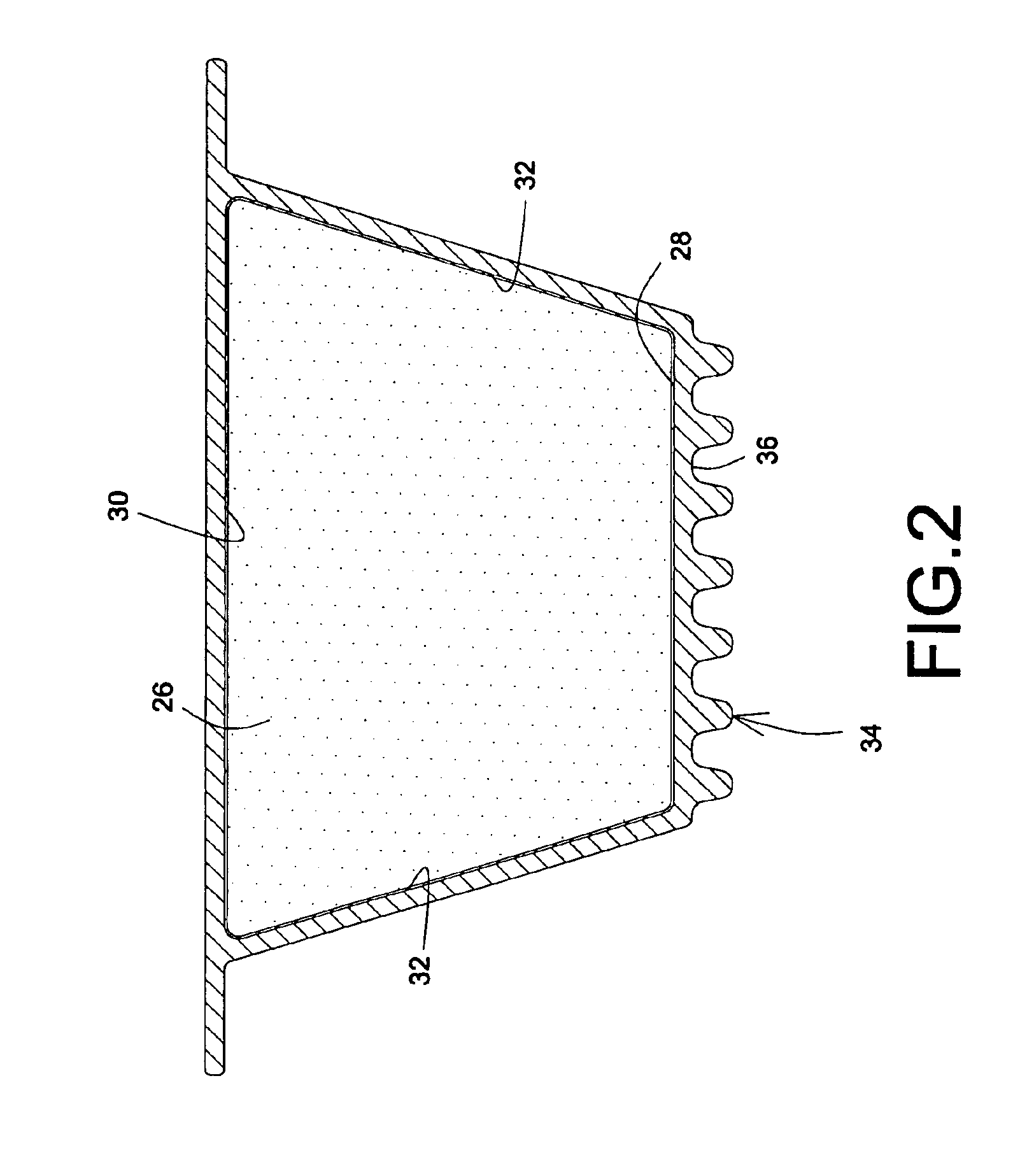 Pontoon with shell therefor