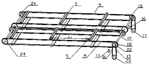 Hole tray conveying locating device for pot seedling transplanter