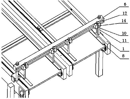 Hole tray conveying locating device for pot seedling transplanter