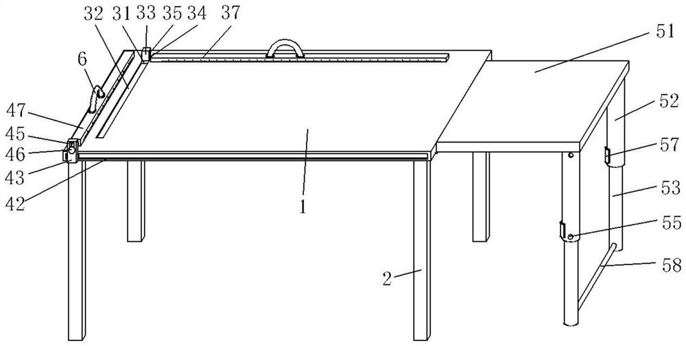 Special cutting table for garment processing