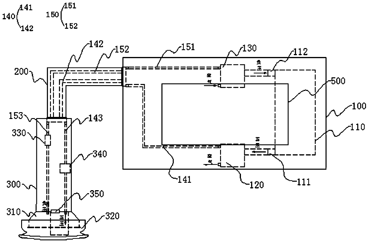 Negative pressure therapeutic instrument and therapeutic system