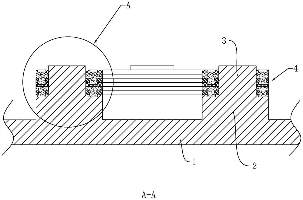 Corrosion-resistant conductive rubber key and preparation method thereof