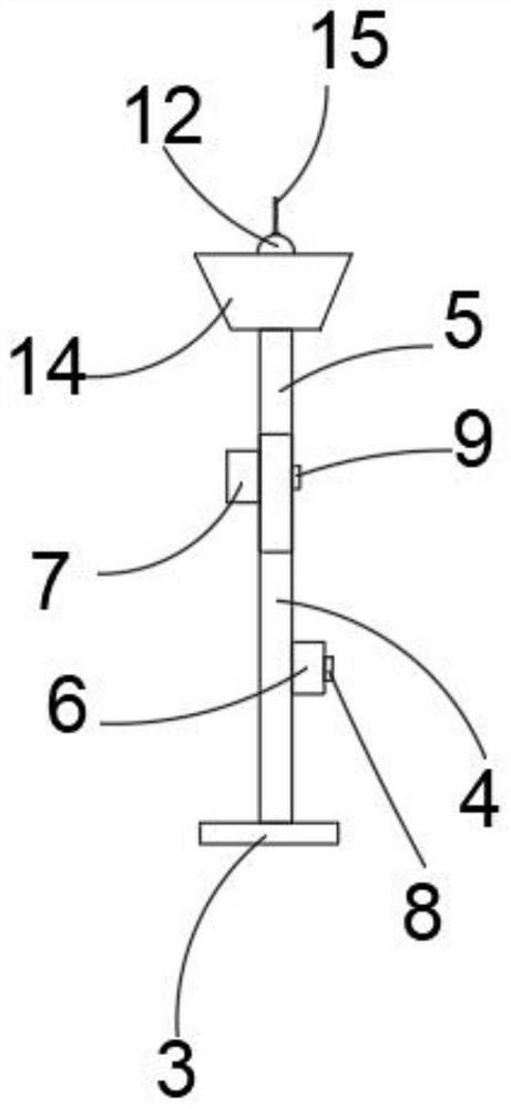 Secondary structure embedded steel bar drilling device