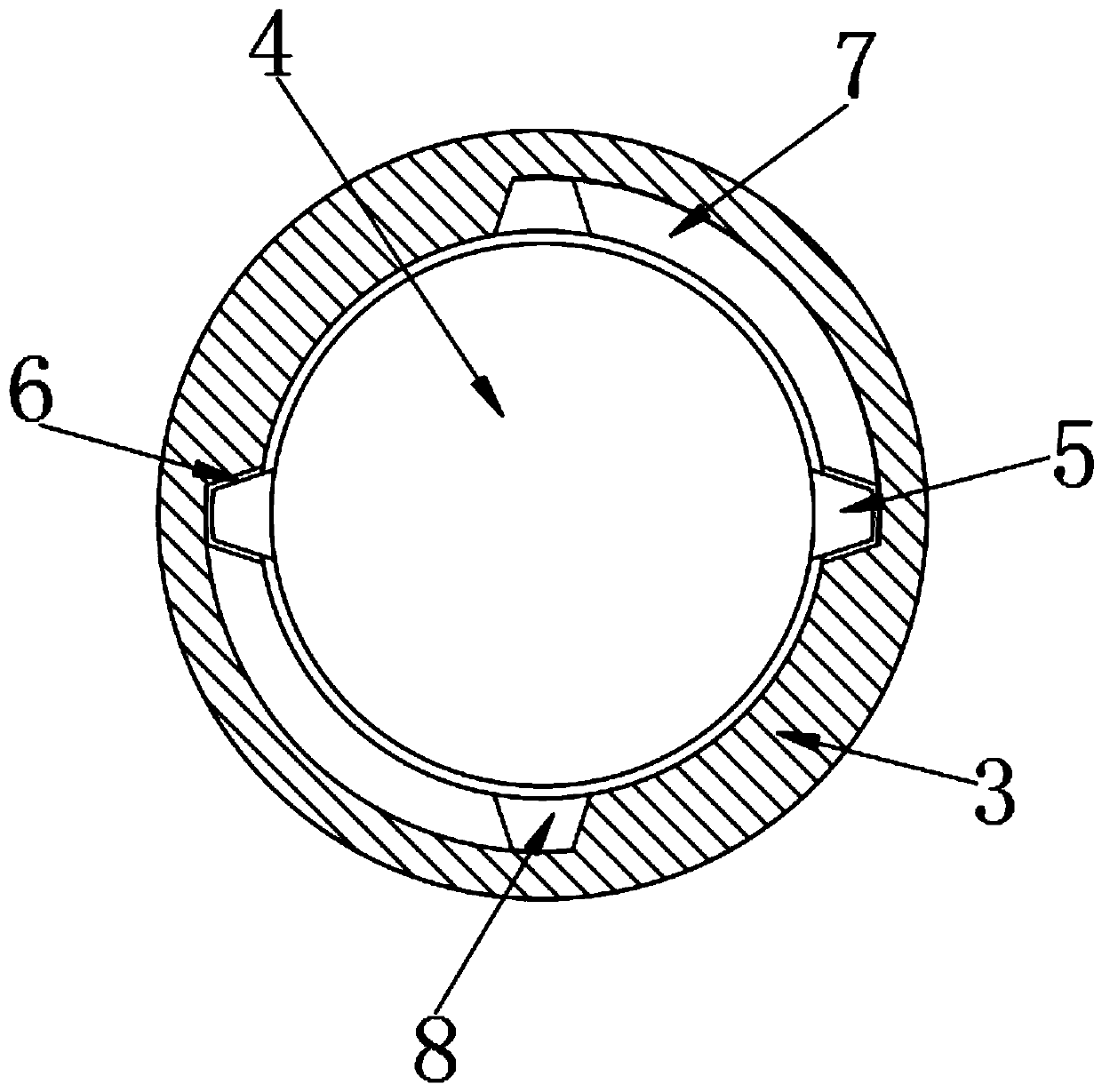 Detection device for seawater quality purification