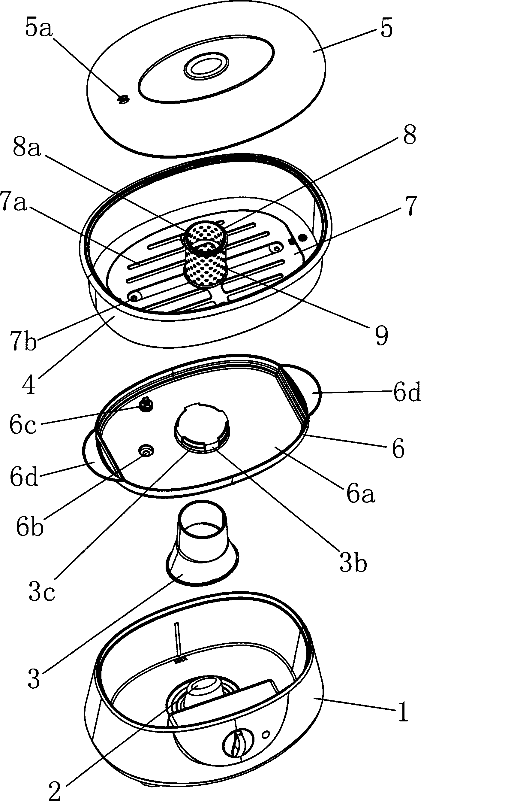 Energy-saving consumption-reducing electric steamer