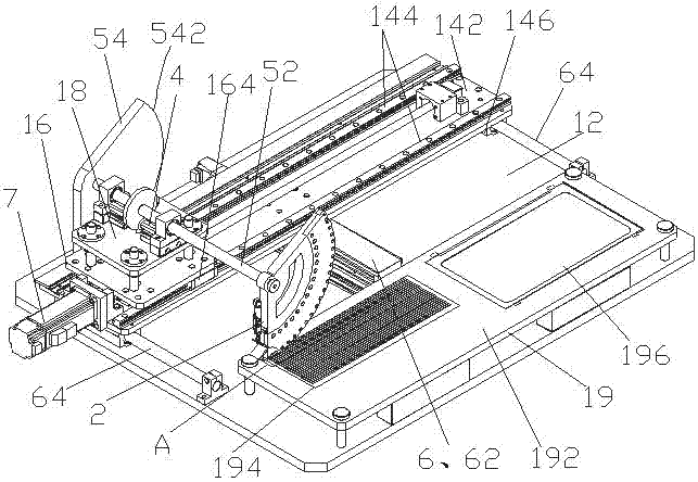 A device for transferring sheet-like workpieces with a non-slip structure