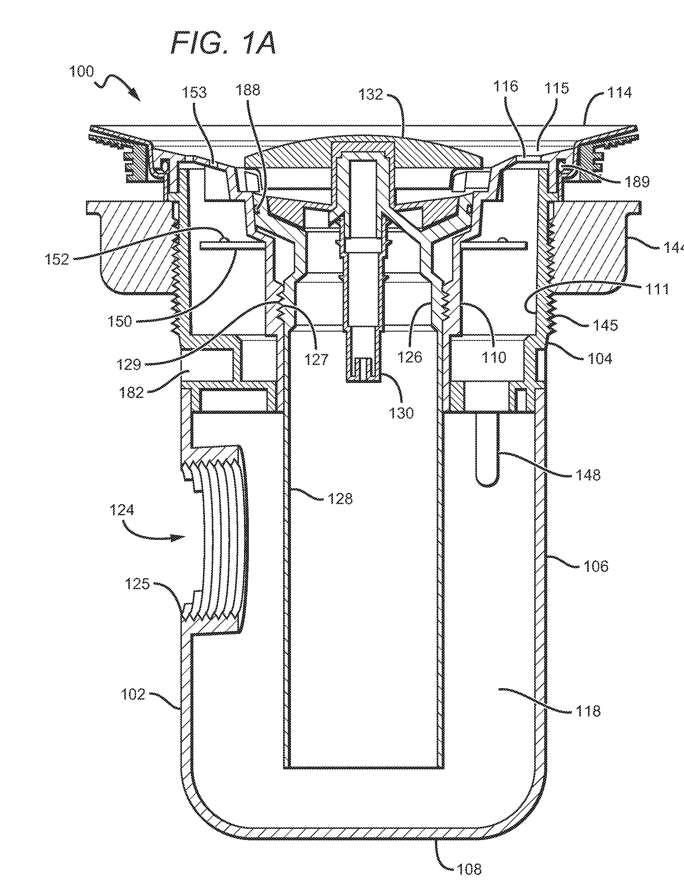 Drain Cartridge Having Removable Valved System