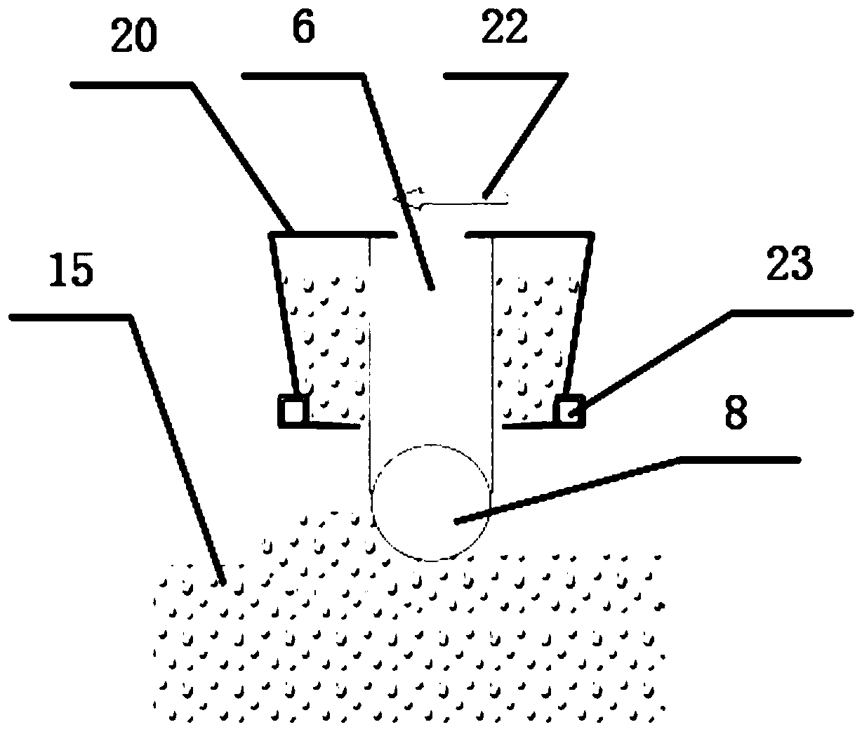 A powder spreading device and a powder spreading method capable of automatically updating scrapers