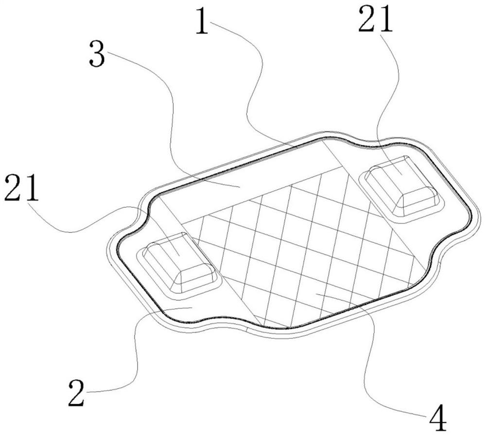 Frequency spectrum massage waist support