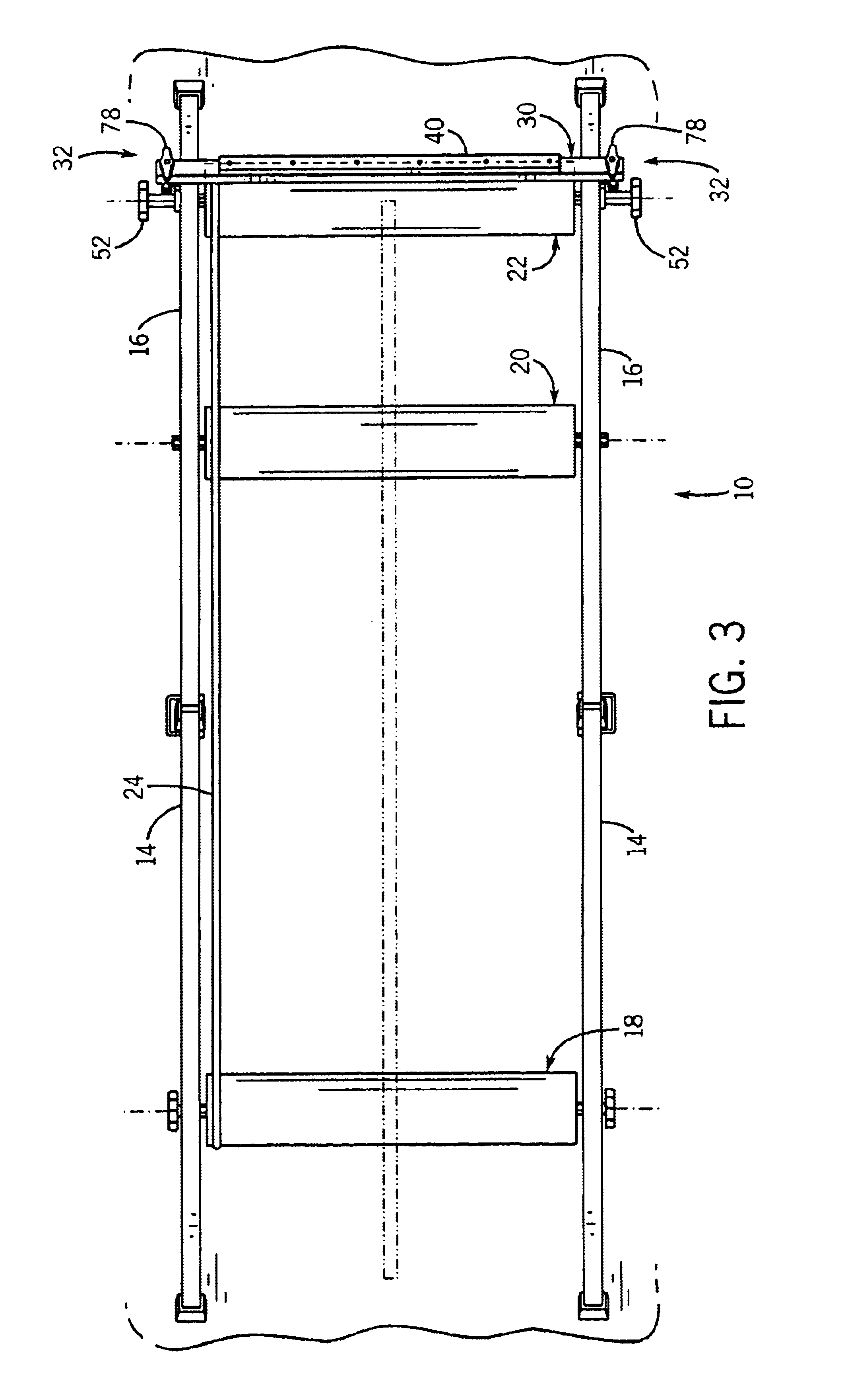 Magnetic resistance system for a roller-type bicycle trainer