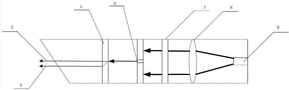 Method for measuring laser rainfall weather phenomenon and laser rainfall weather phenomenon instrument