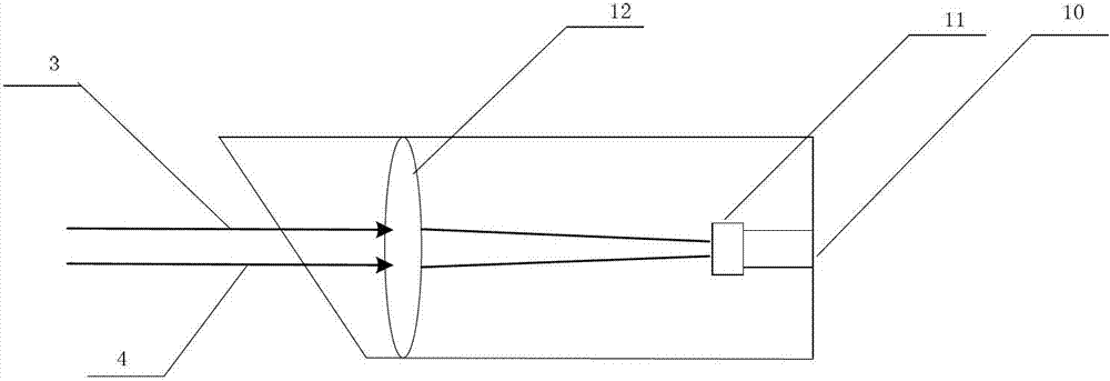 Method for measuring laser rainfall weather phenomenon and laser rainfall weather phenomenon instrument