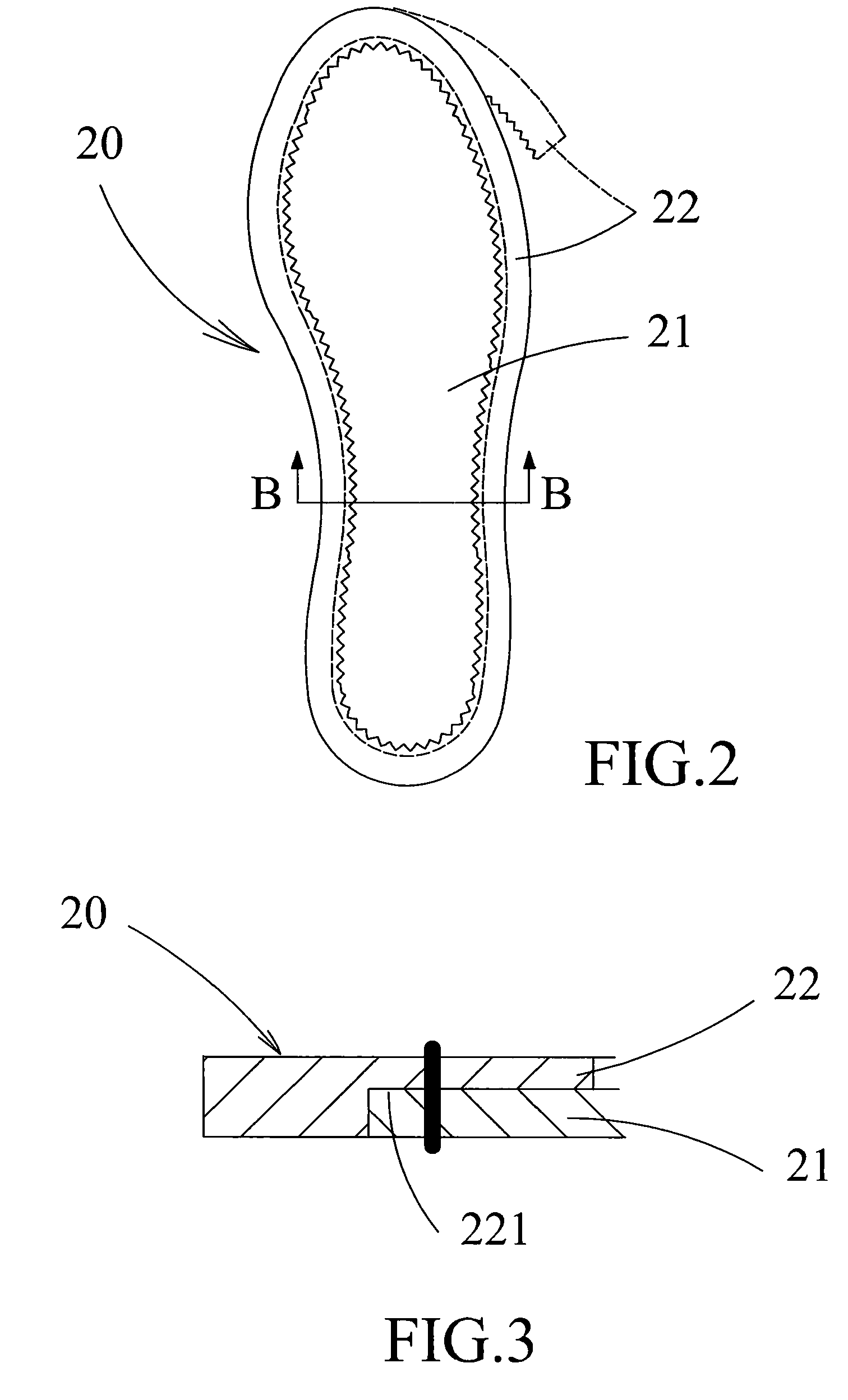 Stitch-down shoe and method for making the same