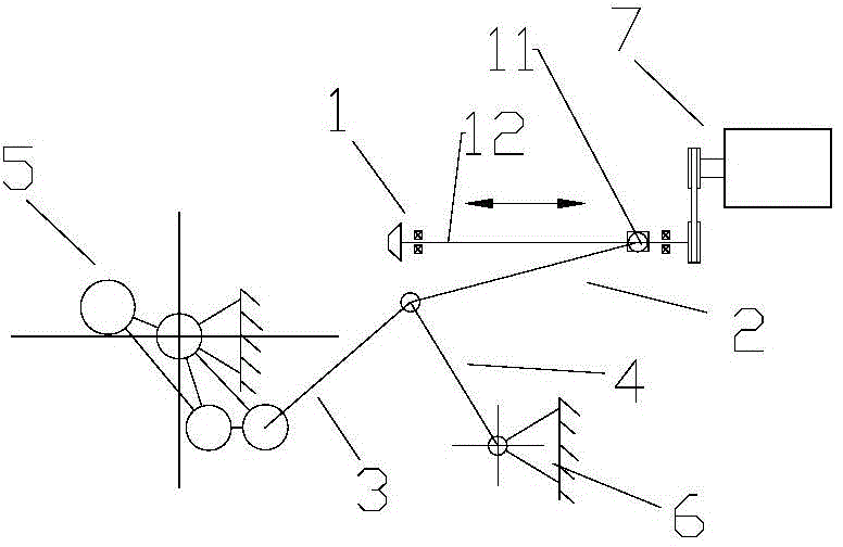 Decelerating brake method and device of electric vehicle and application of lead screw transmission mechanism