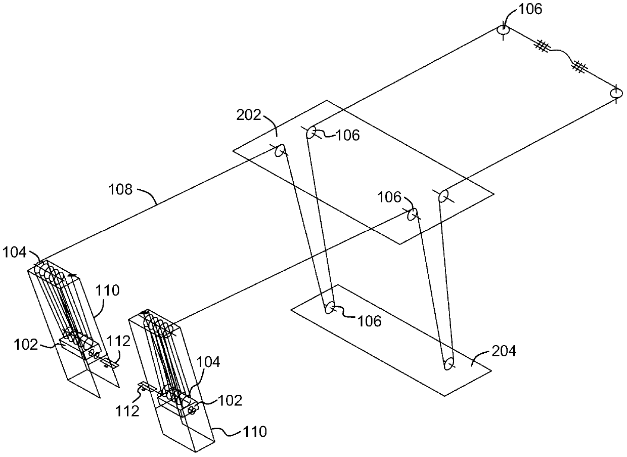 Counterweight balance equipment of crane