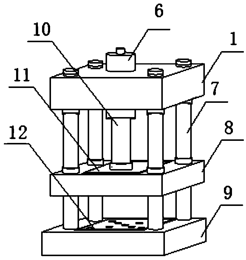 A shaping device for automobile sheet