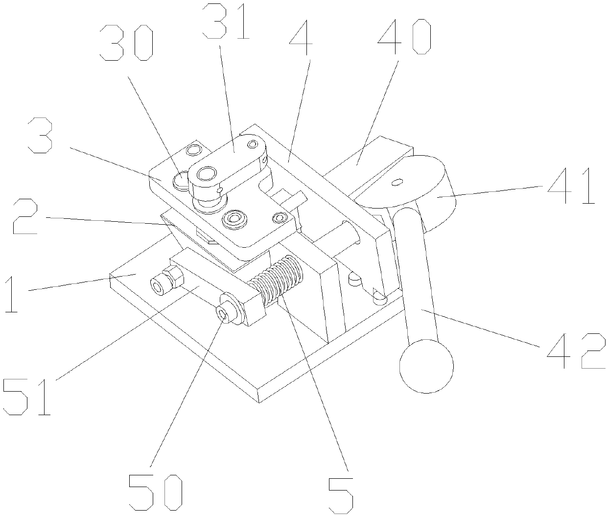 Drilling clamp for machining