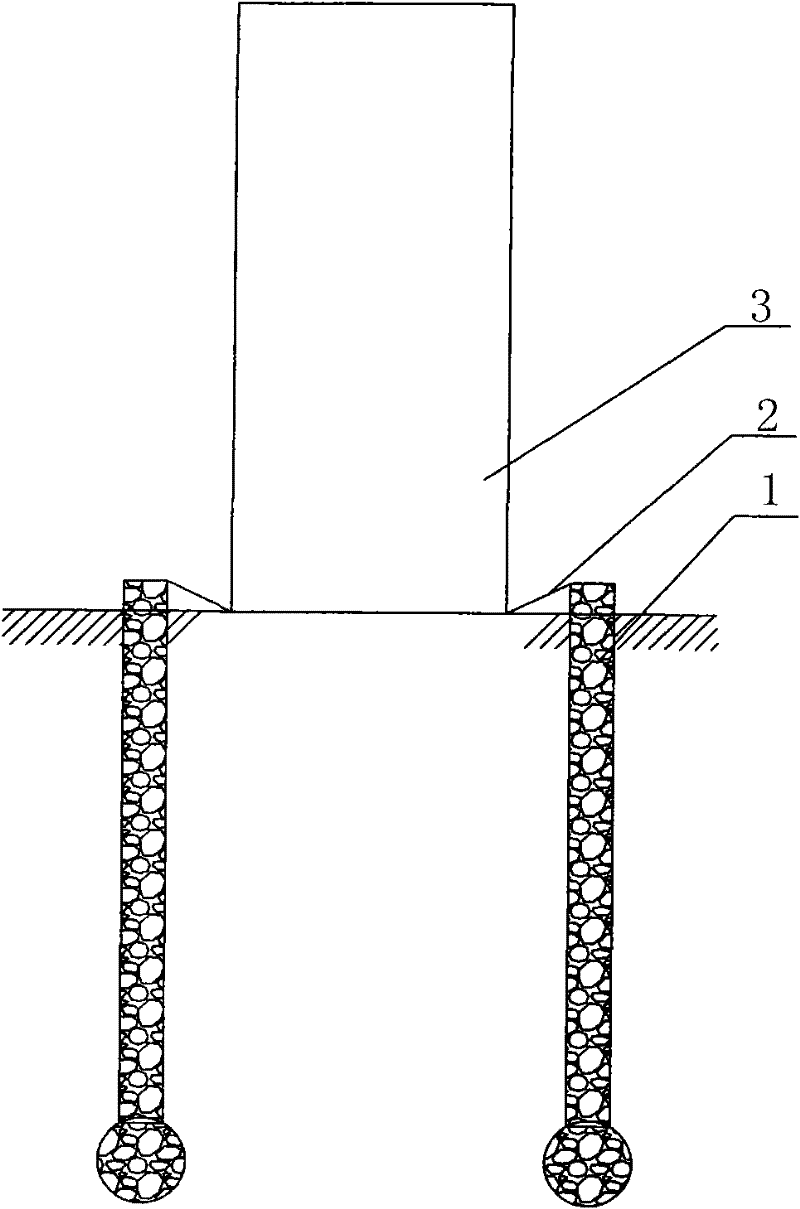 Underpinning device and method for bridge and building