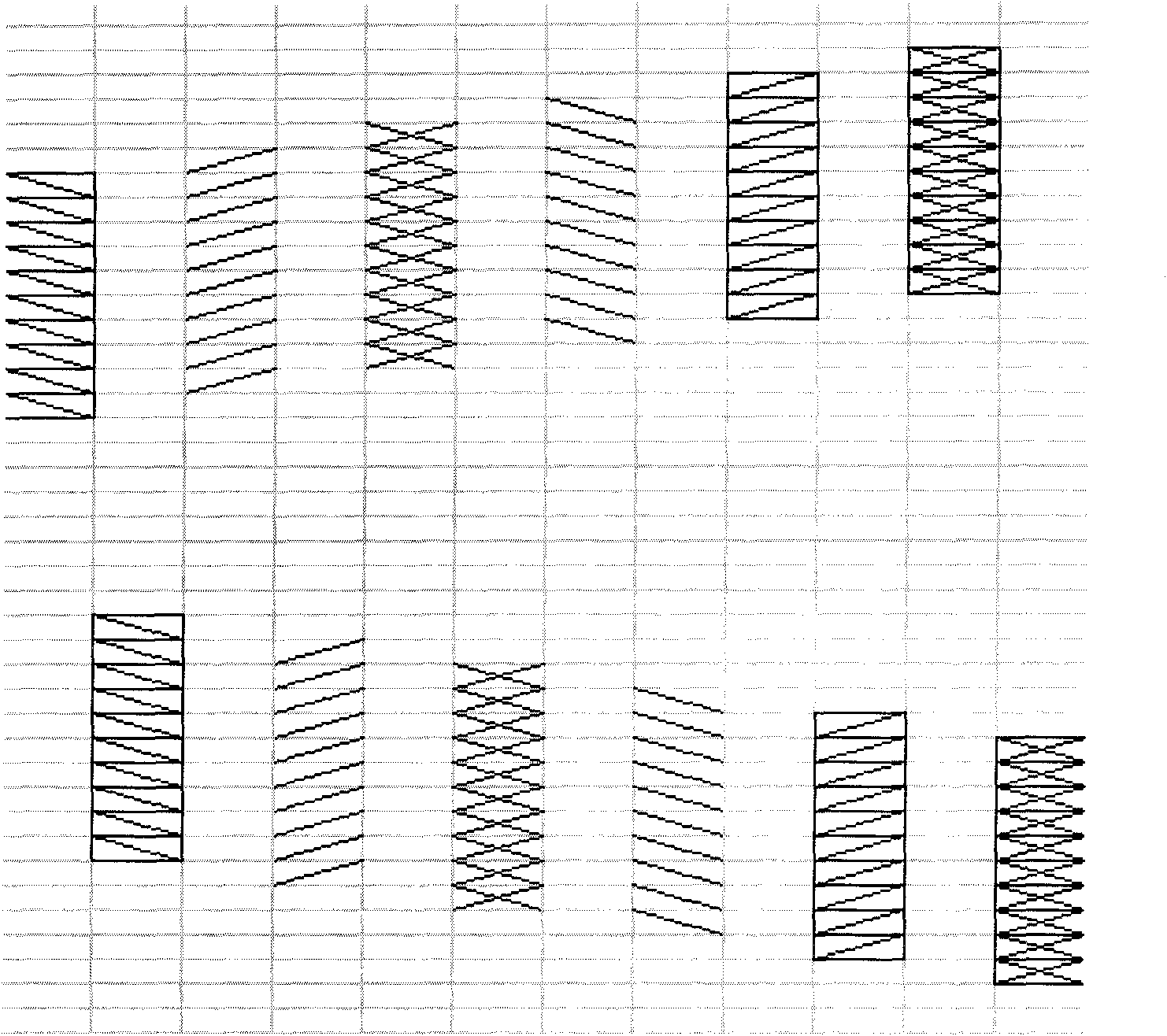 Frequency domain multiplexing method and system for hopping frequency users and non-hopping frequency users