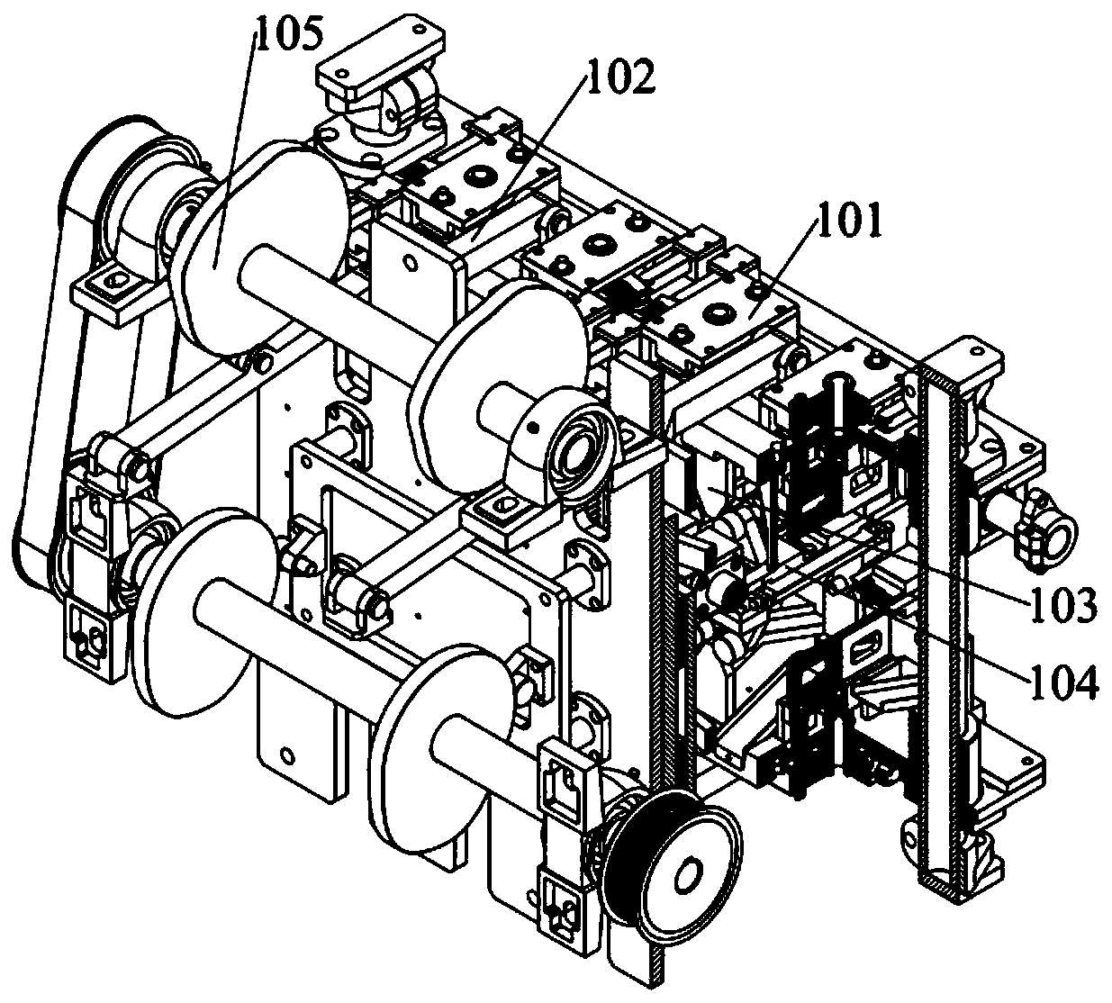 Self-adapting extruding and shell breaking mechanism of ginkgo seed fresh fruit sheller