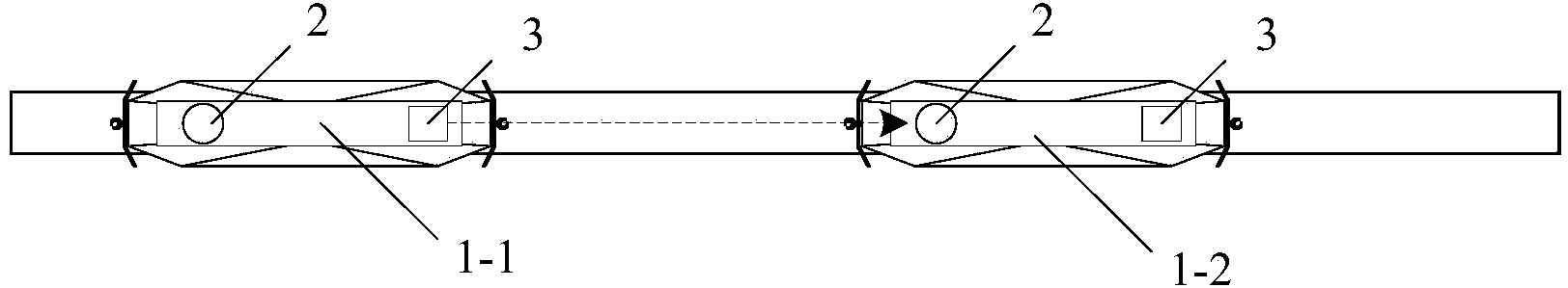 Laser-communication-based anti-collision system for train and utilization method thereof