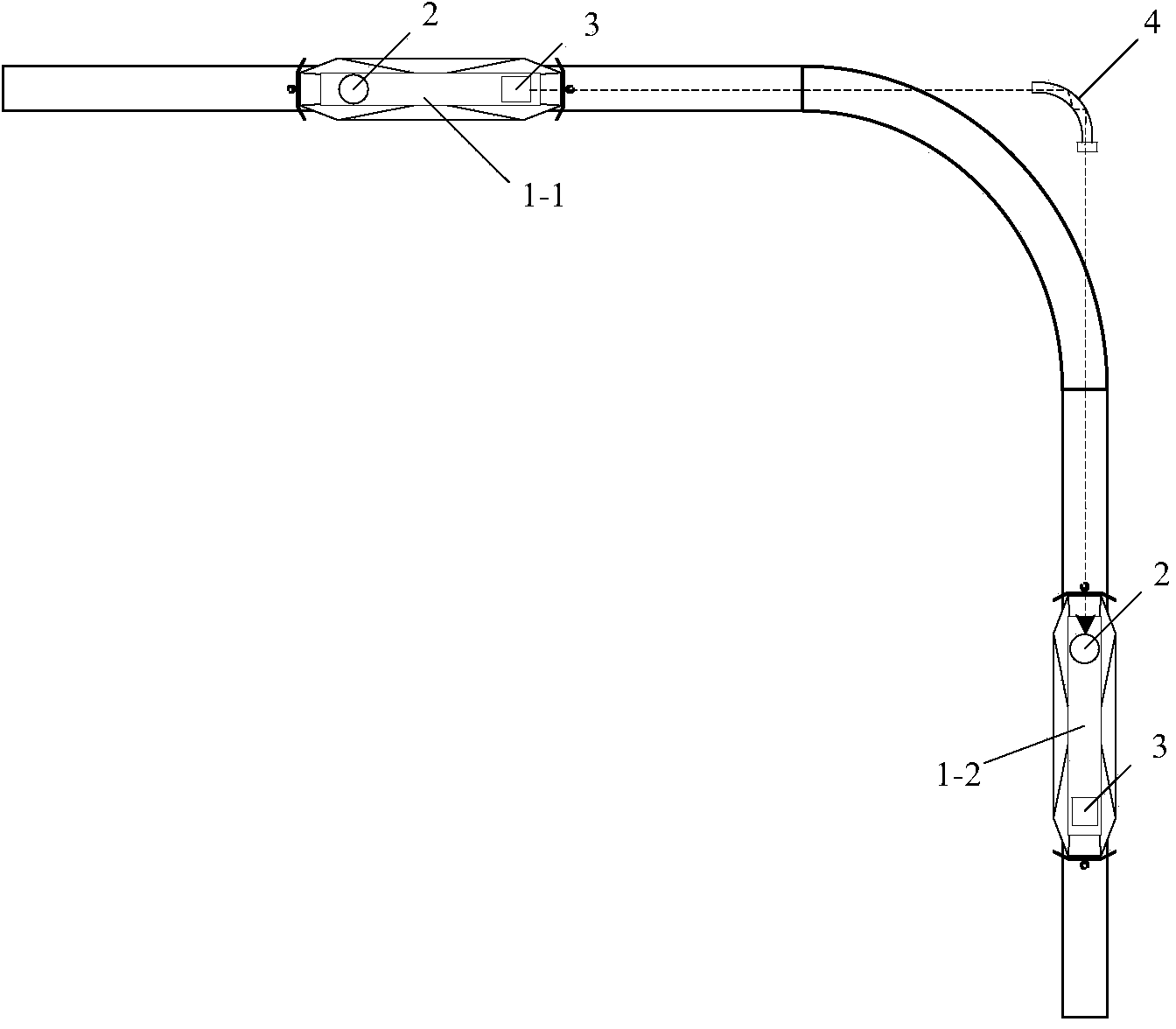 Laser-communication-based anti-collision system for train and utilization method thereof