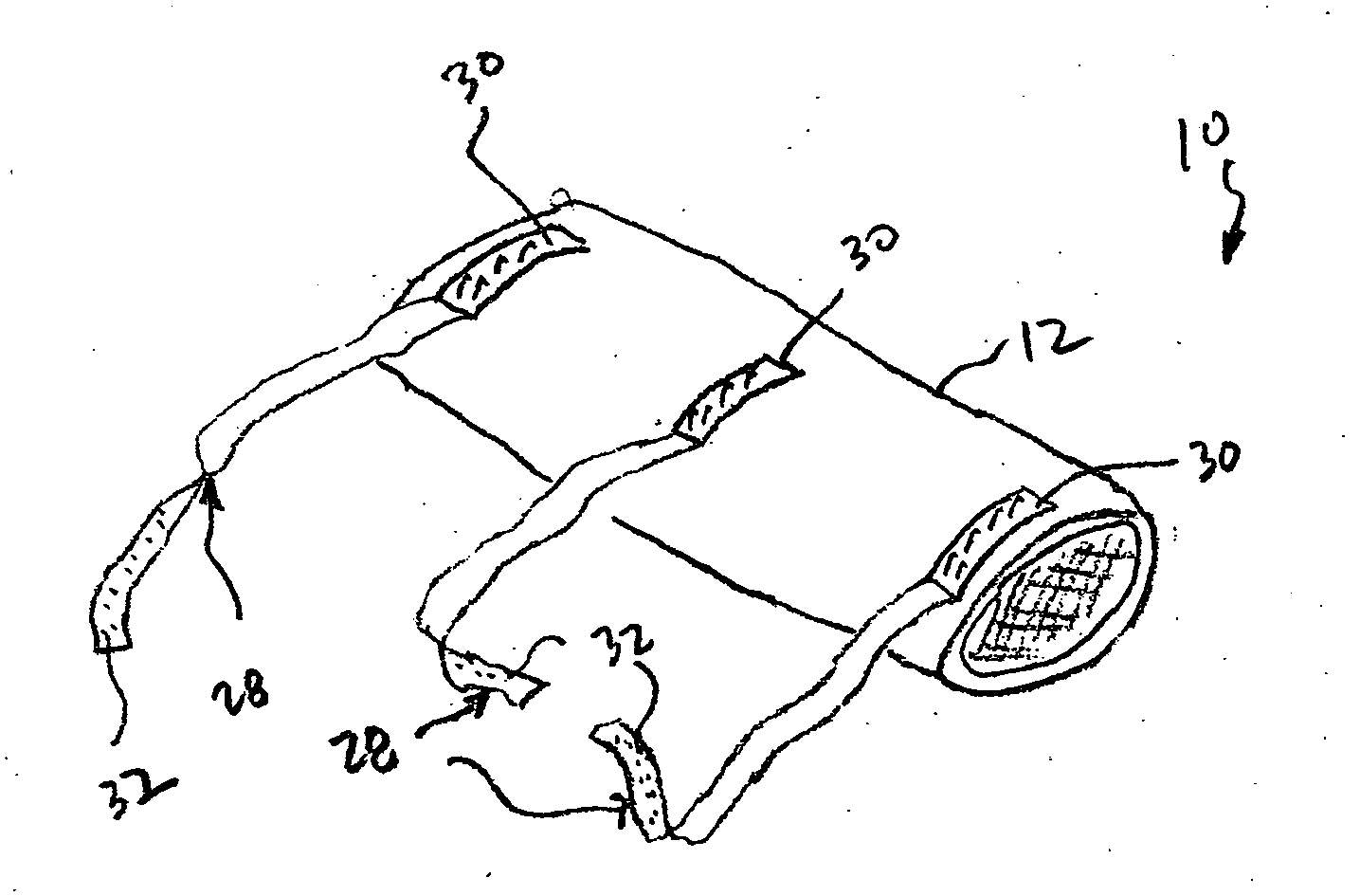 Device for the delivery of blood clotting materials to a wound site