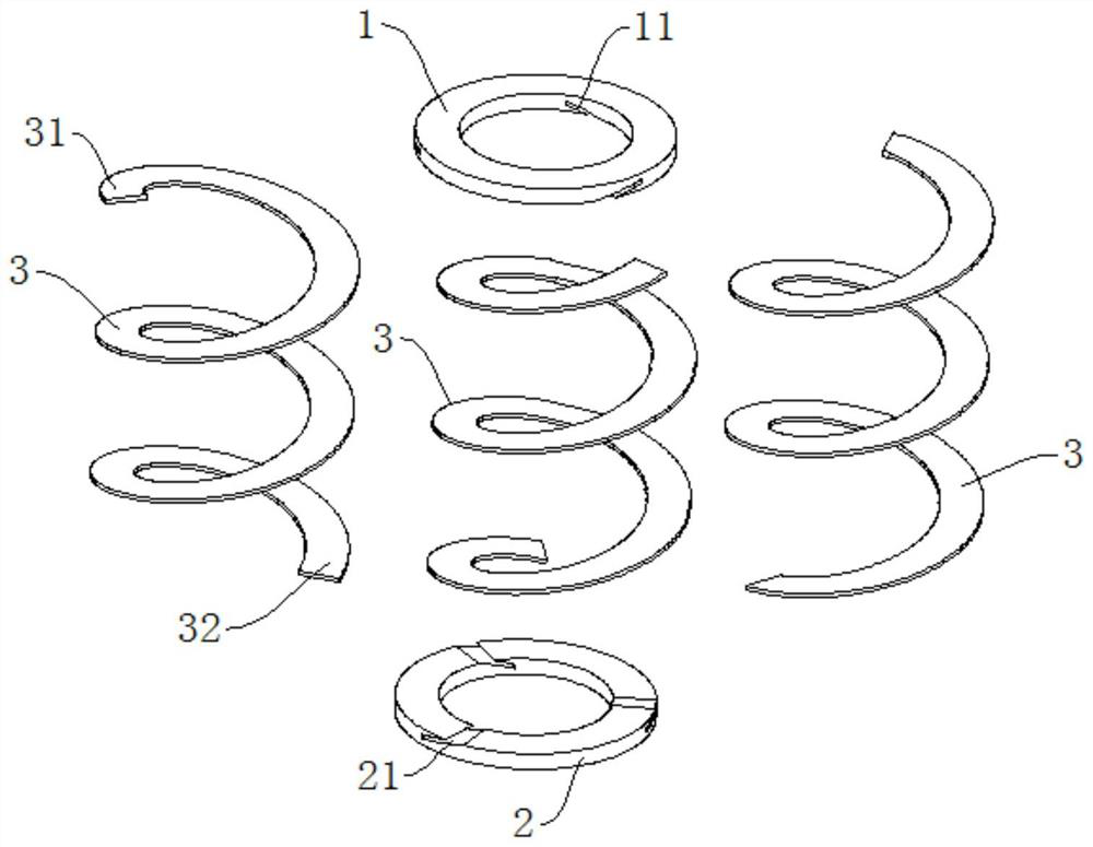 Flexible guide piece, flexible guide mechanism and flexible guide device