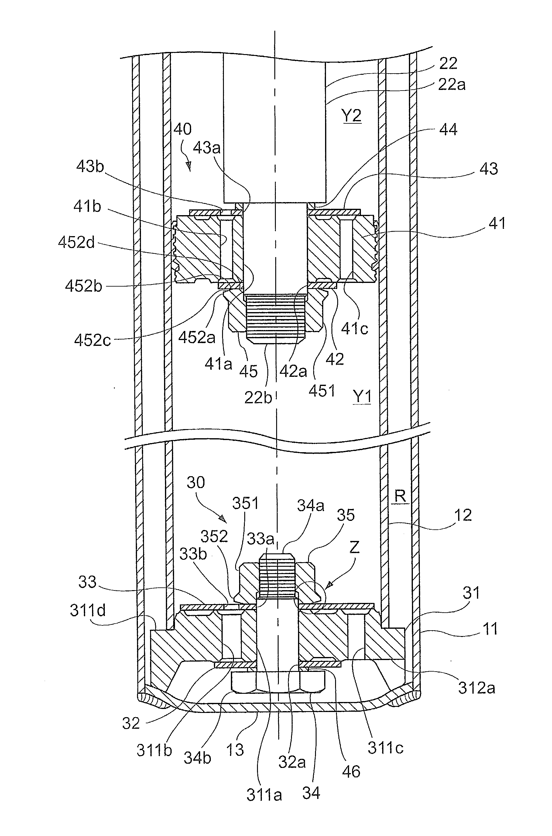 Hydraulic shock absorber and damping force generator