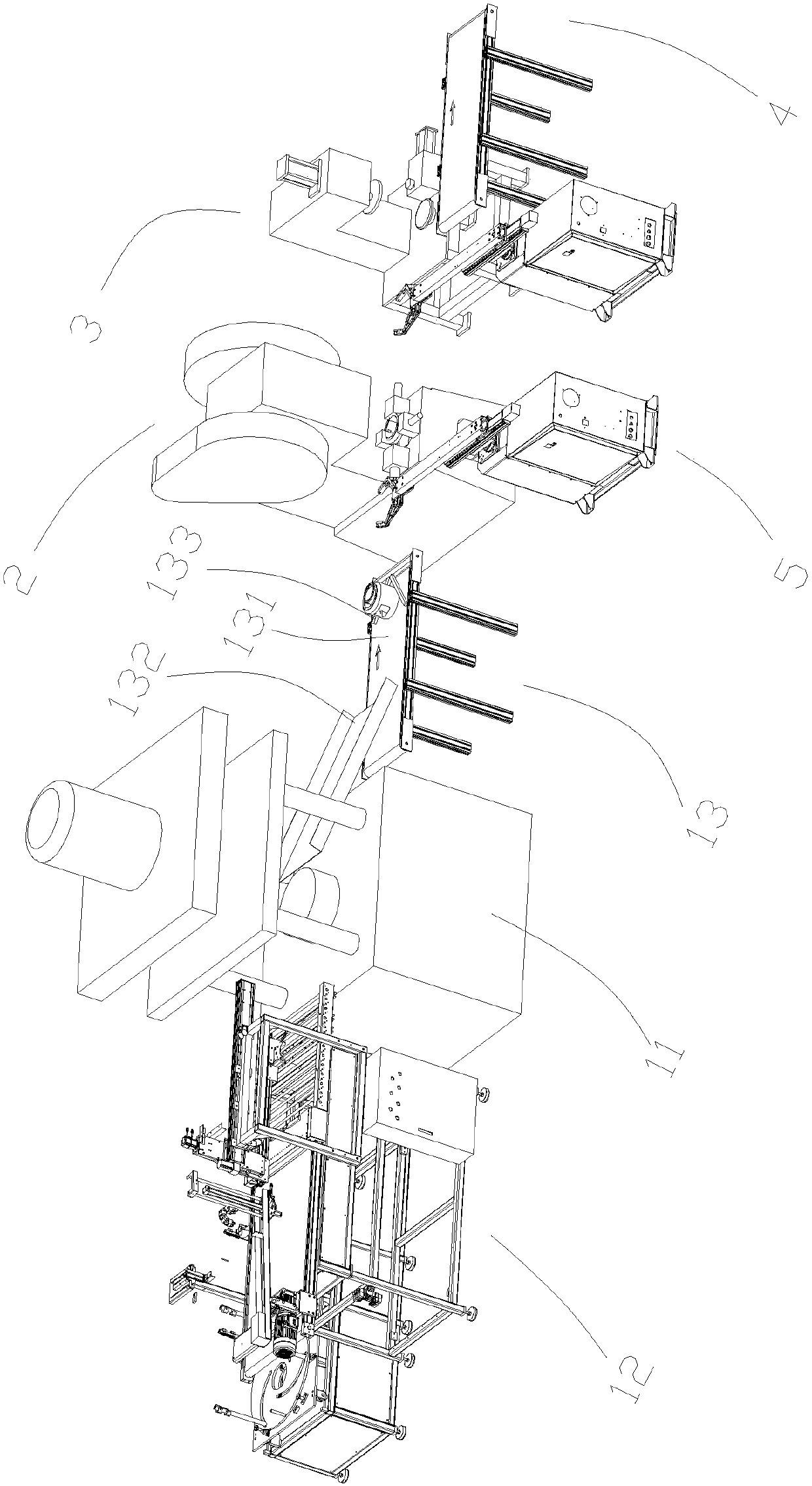 Automatic electric cooker production line and process